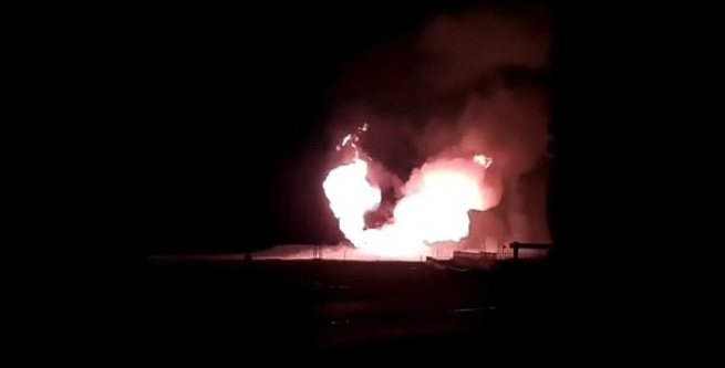 Ağrı Doğubeyazıt’ta Türkiye-İran doğal gaz boru hattında patlama