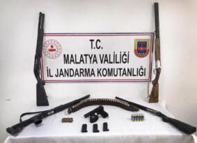 Malatya’da silah operasyonu