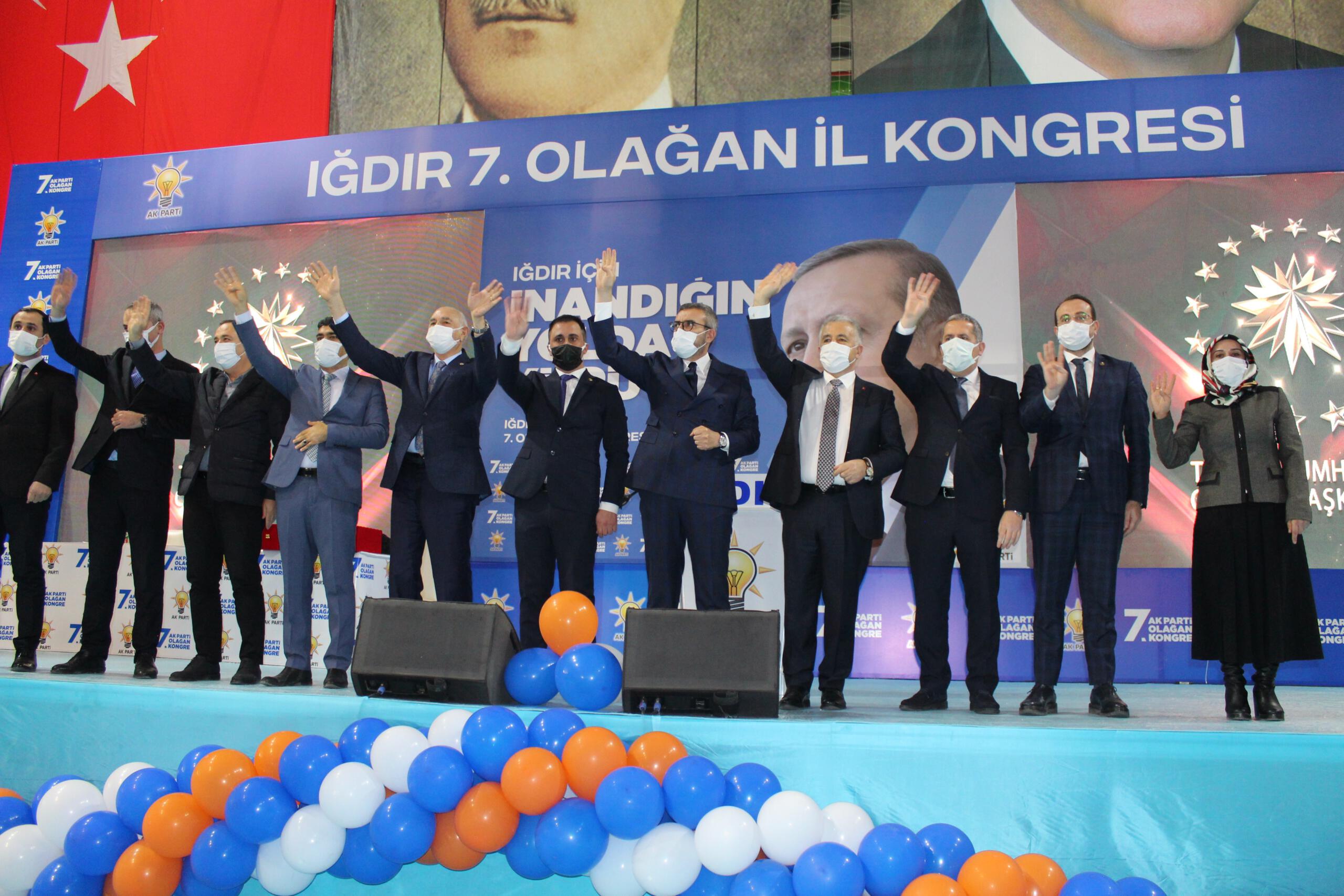 AK Parti Iğdır İl Başkanlığı 7. Olağan Kongresi yapıldı