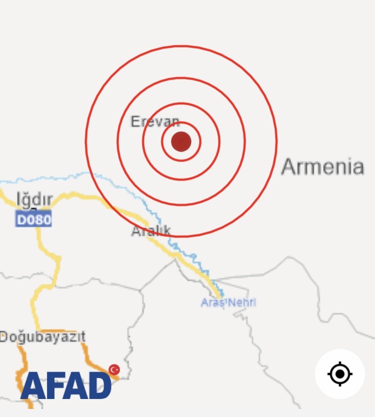 Ermenistan’daki deprem Iğdır’da da hissedildi