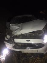 Iğdır’da dönüş yolunda olan filyasyon ekibi kaza yaptı 3 yaralı